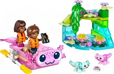 LEGO Klocki Friends 42681 Przygoda na aksolotlowej łodzi