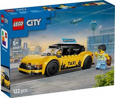 LEGO Klocki City 60487 Ż&oacute;łta taks&oacute;wka