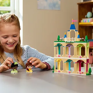 LEGO Klocki Disney 43291 Mała Bella i Tiana z zamkiem