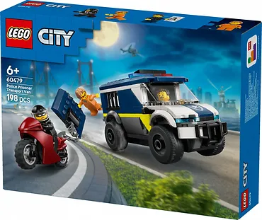 LEGO Klocki City 60479 Furgonetka policyjnego konwoju więziennego