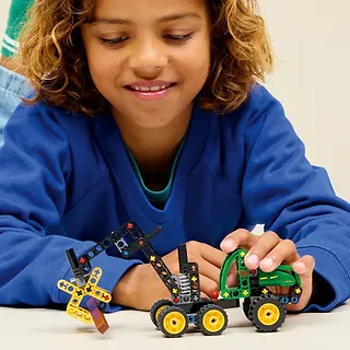 LEGO Klocki Technic 42218 Harwester kołowy John Deere 1470H