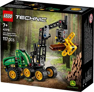 LEGO Klocki Technic 42218 Harwester kołowy John Deere 1470H