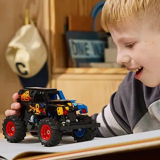 LEGO Klocki Technic 42219 Monster Jam Grave Digger Ogień i l&oacute;d