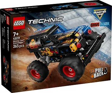 LEGO Klocki Technic 42219 Monster Jam Grave Digger Ogień i l&oacute;d