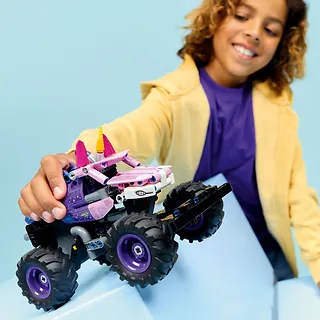 LEGO Klocki Technic 42220 Monster Jam Sparkle Smash z napędem typu pull-back