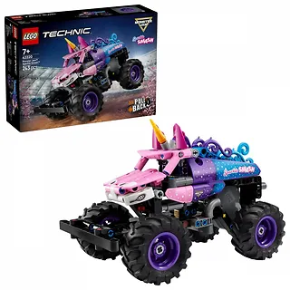 LEGO Klocki Technic 42220 Monster Jam Sparkle Smash z napędem typu pull-back