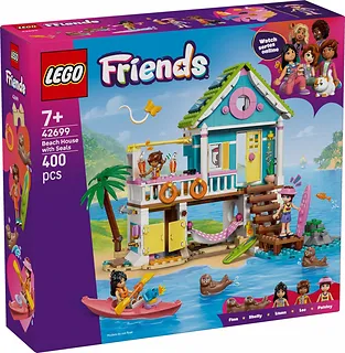 LEGO Klocki Friends 42699 Domek na plaży z fokami