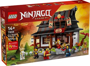 LEGO Klocki Ninjago 71858 Kuźnia Cztery Bronie - 15-lecie