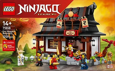 LEGO Klocki Ninjago 71858 Kuźnia Cztery Bronie - 15-lecie