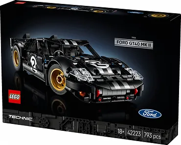 LEGO Klocki Technic 42223 Samoch&oacute;d wyścigowy 1966 Ford GT40 MKII