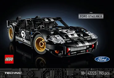 LEGO Klocki Technic 42223 Samoch&oacute;d wyścigowy 1966 Ford GT40 MKII