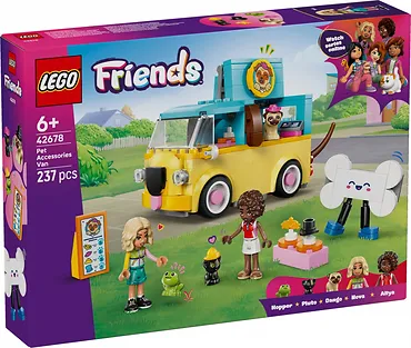 LEGO Klocki Friends 42678 Furgonetka z akcesoriami dla zwierząt
