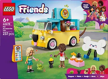 LEGO Klocki Friends 42678 Furgonetka z akcesoriami dla zwierząt