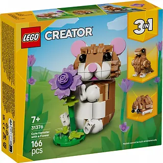 LEGO Klocki Creator 31376 Uroczy chomik z kwiatkiem