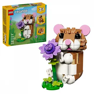 LEGO Klocki Creator 31376 Uroczy chomik z kwiatkiem