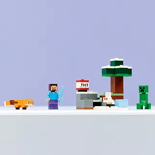 LEGO Klocki Minecraft 21583 Przygoda Stevea w tajdze