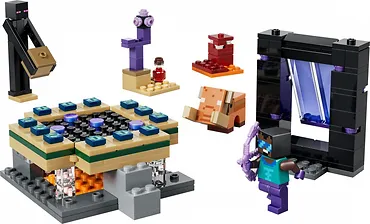 LEGO Klocki Minecraft 21584 Podr&oacute;ż przez portal Netheru i Kresu