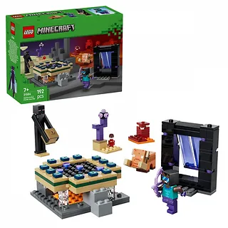 LEGO Klocki Minecraft 21584 Podr&oacute;ż przez portal Netheru i Kresu