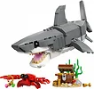 LEGO Klocki Creator 31381 Groźny rekin i skrzynia ze skarbem