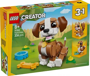 LEGO Klocki Creator 31382 Urocze zwierzątka: psotny szczeniaczek