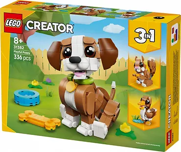LEGO Klocki Creator 31382 Urocze zwierzątka: psotny szczeniaczek