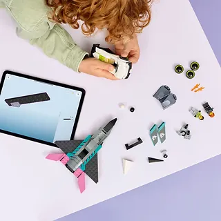 LEGO Klocki City 60489 Odrzutowiec kontra samoch&oacute;d