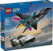 LEGO Klocki City 60489 Odrzutowiec kontra samoch&oacute;d