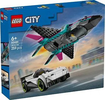 LEGO Klocki City 60489 Odrzutowiec kontra samoch&oacute;d