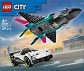 LEGO Klocki City 60489 Odrzutowiec kontra samoch&oacute;d