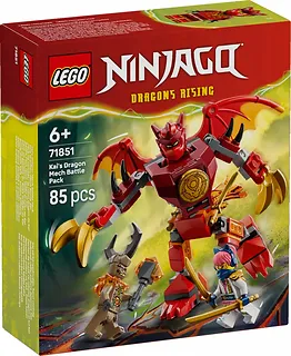 LEGO Klocki Ninjago 71851 Smok-mech Kaia - zestaw bitewny