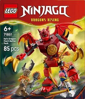 LEGO Klocki Ninjago 71851 Smok-mech Kaia - zestaw bitewny