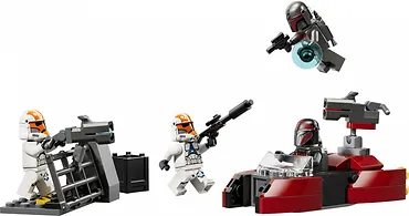 LEGO Klocki Star Wars 75449 Oblężenie Mandalory - zestaw bitewny