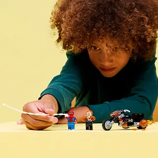 LEGO Klocki Super Heroes 76335 Spider-Man kontra Ghost Rider na motocyklu