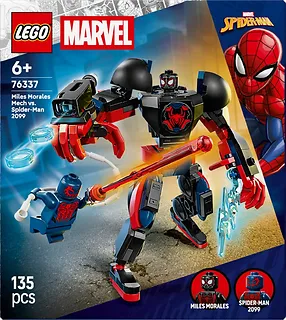 LEGO Klocki Super Heroes 76337 Miles Morales kontra Spider-Man 2099