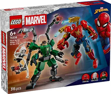LEGO Klocki Super Heroes 76338 Bitwa mech&oacute;w: Spider-Man kontra Doc Ock