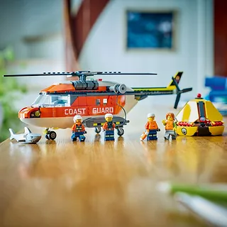 LEGO Klocki City 60503 Helikopter straży przybrzeżnej