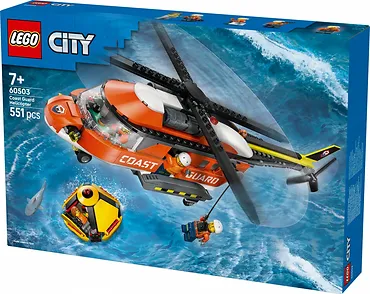 LEGO Klocki City 60503 Helikopter straży przybrzeżnej