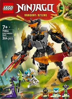 LEGO Klocki Ninjago 71854 Mech specjalny Colea i Zane w smoczej zbroi