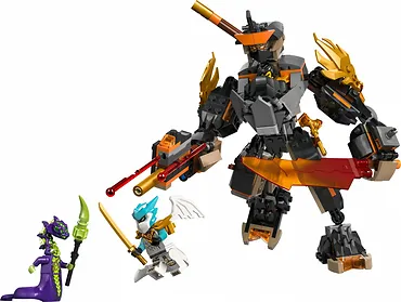 LEGO Klocki Ninjago 71854 Mech specjalny Colea i Zane w smoczej zbroi