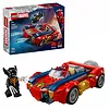 LEGO Klocki Super Heroes 76336 Spider-Man w samochodzie kontra zvenomowany Wolverine