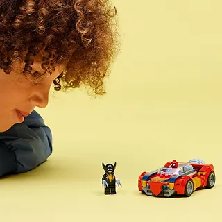 LEGO Klocki Super Heroes 76336 Spider-Man w samochodzie kontra zvenomowany Wolverine
