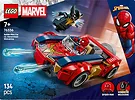 LEGO Klocki Super Heroes 76336 Spider-Man w samochodzie kontra zvenomowany Wolverine