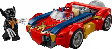 LEGO Klocki Super Heroes 76336 Spider-Man w samochodzie kontra zvenomowany Wolverine