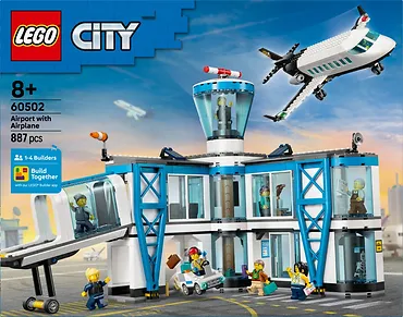 LEGO Klocki City 60502 Lotnisko z samolotem