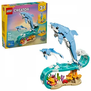 LEGO Klocki Creator 31385 Zwierzęta morskie: piękny delfin