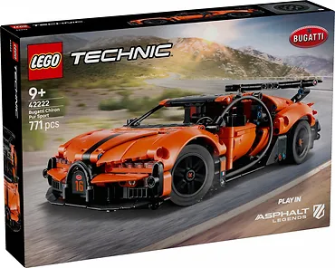 LEGO Klocki Technic 42222 Hipersamoch&oacute;d Bugatti Chiron Pur Sport