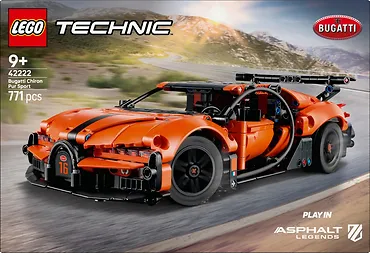 LEGO Klocki Technic 42222 Hipersamoch&oacute;d Bugatti Chiron Pur Sport