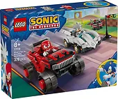 LEGO Klocki Sonic 77118 Silver w samochodzie kontra Knuckles w monster trucku