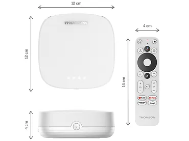 Odtwarzacz multimedialny Thomson BOX PLUS 270G 4K Biały