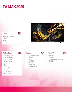 XIAOMI Telewizor TV Max 2025 100 cali